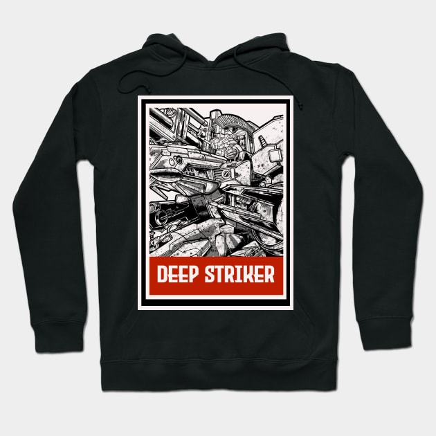 deep striker Hoodie by kimikodesign